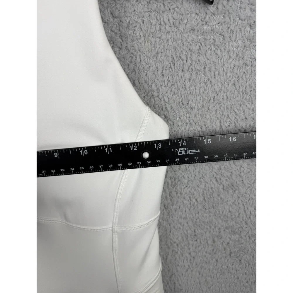 NWT Lululemon Court Crush White Tennis Dress with Built-In Shorts Sz 6 Racerback